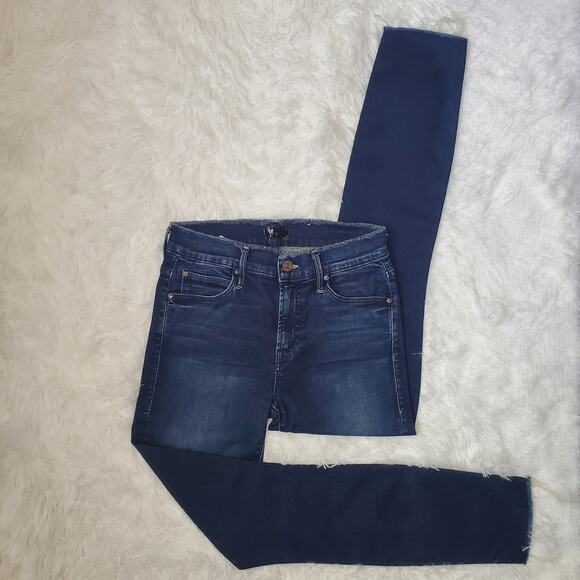 Mother Charmer Skinny Crop Jeans 24 / 0 - Picture 1 of 12